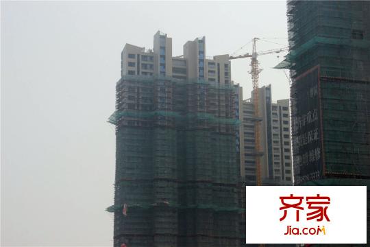 华府天地・尊园高层工程进度(2015.8.31)