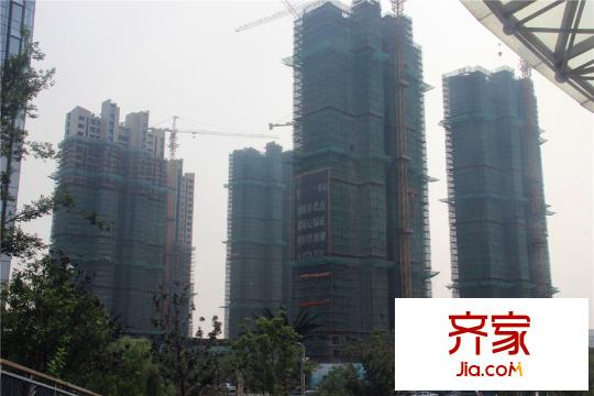 华府天地・尊园高层工程进度(2015.8.31)