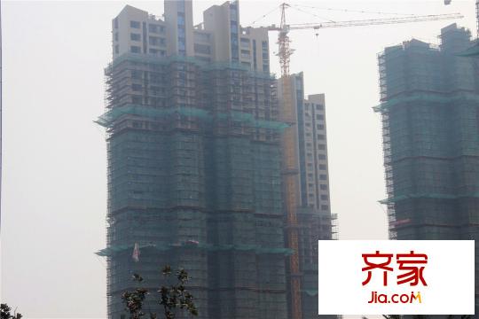 华府天地・尊园高层工程进度(2015.8.31)