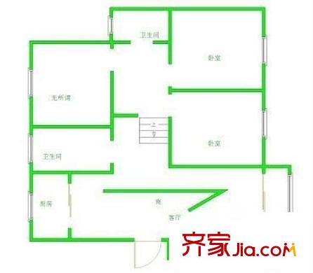风顺里户型图3室 户型图 3室2厅2卫1厨