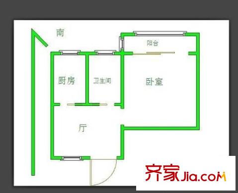 风顺里户型图1室 户型图 1室1厅1卫1厨