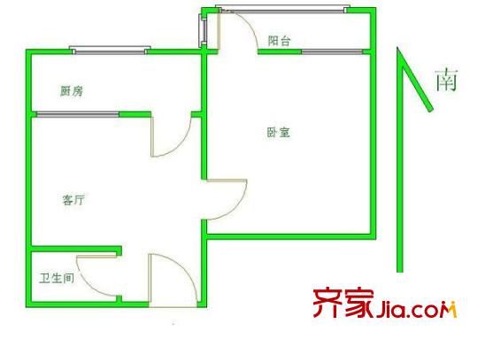 风顺里户型图1室 户型图 1室1厅1卫1厨
