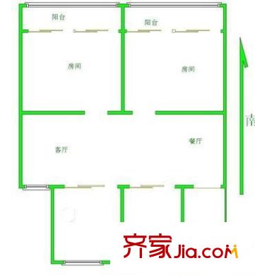 锡州小区 3室 户型图
