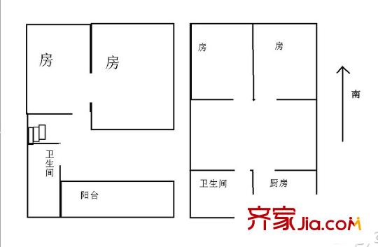 四季花城 4室 户型图