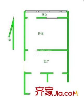 锡山新村户型图1室 户型图 1室1厅1卫1厨