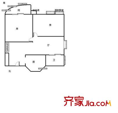 棉花巷 0室 户型图