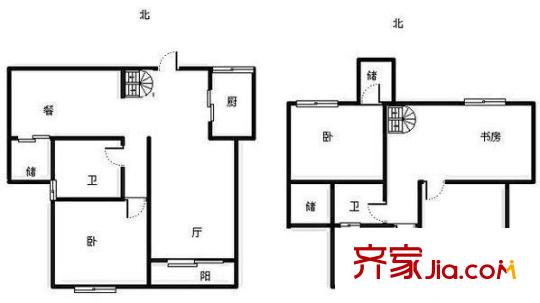 广益佳苑二期 4室 户型图