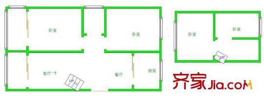 晴山蓝城 4室 户型图