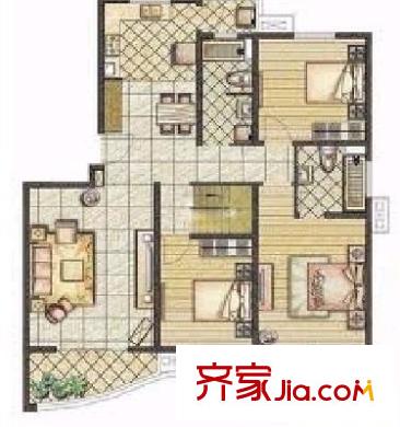 金海里户型图2室 户型图 2室2厅1卫1厨