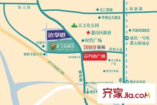 复地公园城邦区位图
