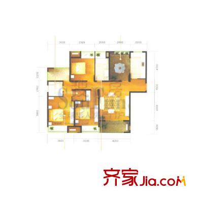 华仁凤凰城E1 3室1厅2卫1厨