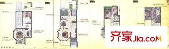 凡尔赛庄园奥松庄北入联排边套别墅 2室3厅2卫