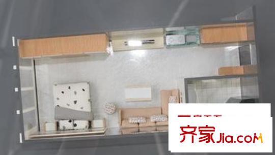 时代国际小套户型 1室1厅1卫1厨