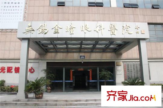 广益哥伦布SOHO相隔一条马路的医院