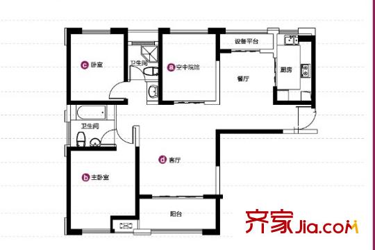 金科米兰米兰G6(售罄) 3室2厅2卫1厨