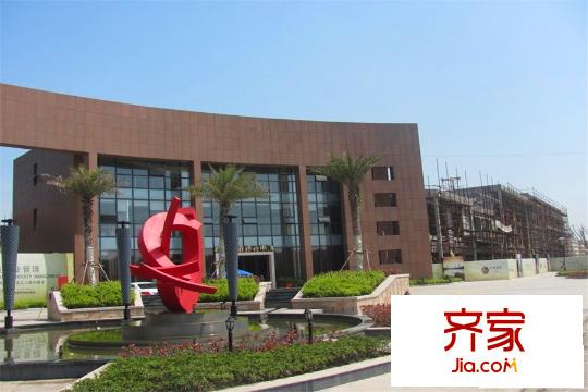 万悦假日酒店售楼处门口实景(2015.7)