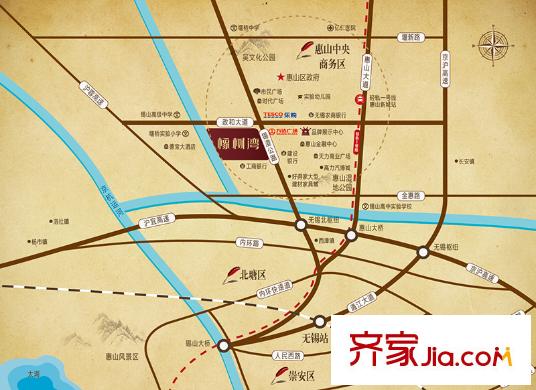 华润橡树湾区位图