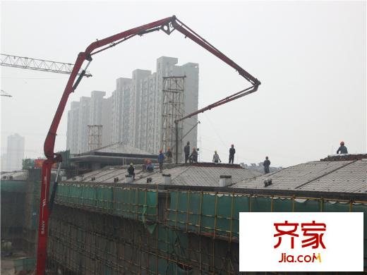 御景华庭别墅工程进度(2014.5)