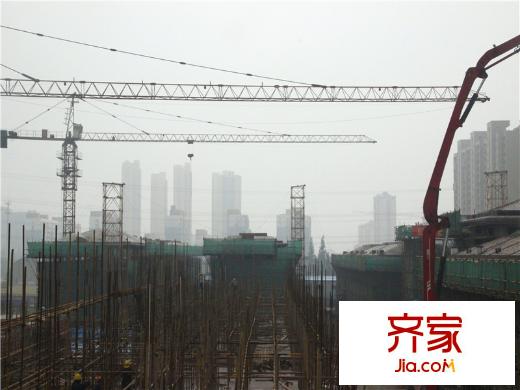 御景华庭别墅工程进度(2014.5)