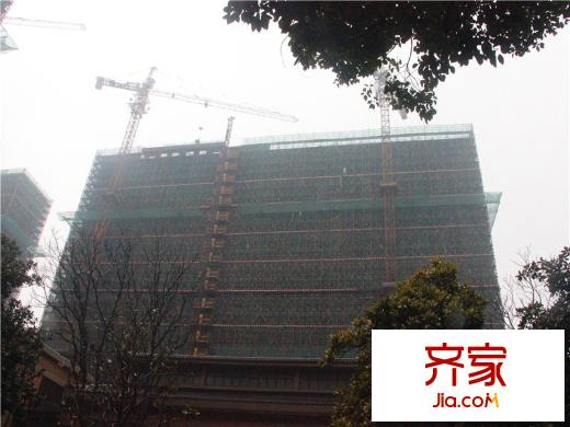 九龙仓玺园2#工程进度(2014.3)