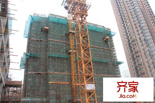 银仁御墅花园工程进度图(2015.5)