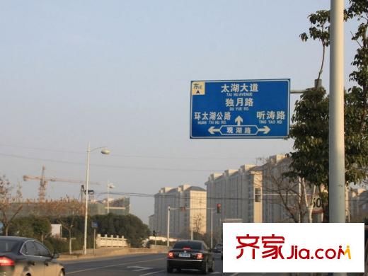 太湖瑞仕花园周边交通导视牌