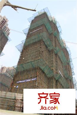 无锡孔雀城1#工程进度外景(2015.3)