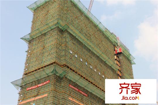 无锡孔雀城二期9#进度实景(2015.10)