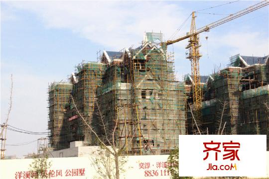 奕淳・洋溪绿园工程进度图(2015.3)