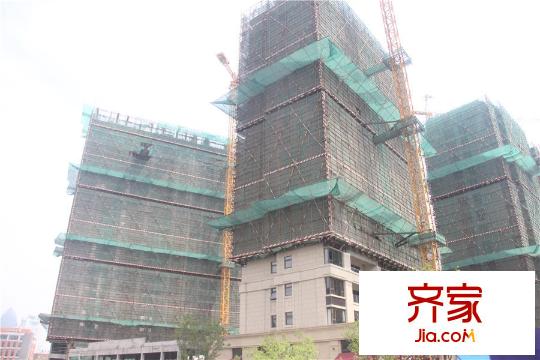 绿地西水东高层进度实景(2015.4)