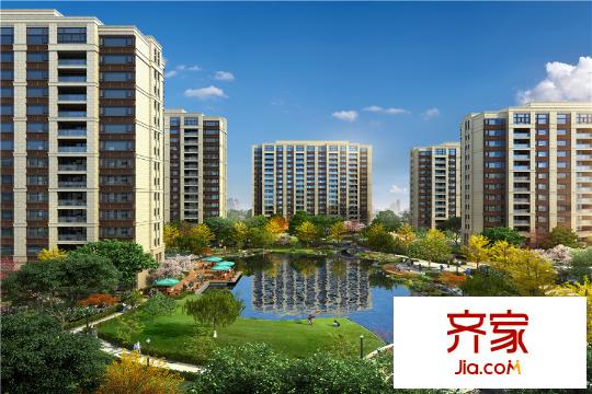 惠都上府名园外景图