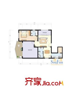 阳光100国际新城B1 1室1厅1卫