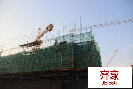 新城金郡3#工程进度实景(2015.12)