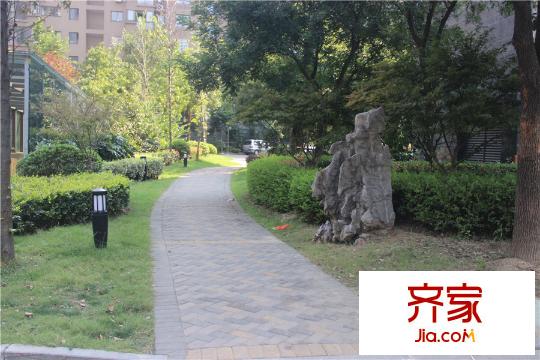 明发国际新城高层社区右侧小道(2015.9.16)
