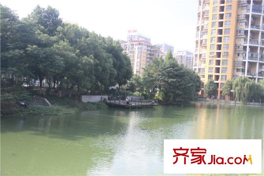 明发国际新城周边配套河景实景