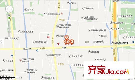 奥林花园交通图