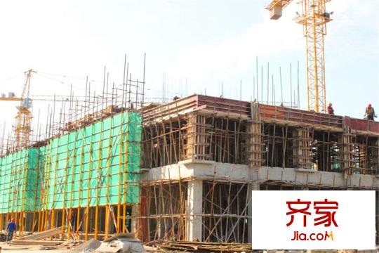 新城金郡1#工程进度实景(2015.11)