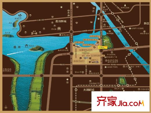 太湖国际社区区位图