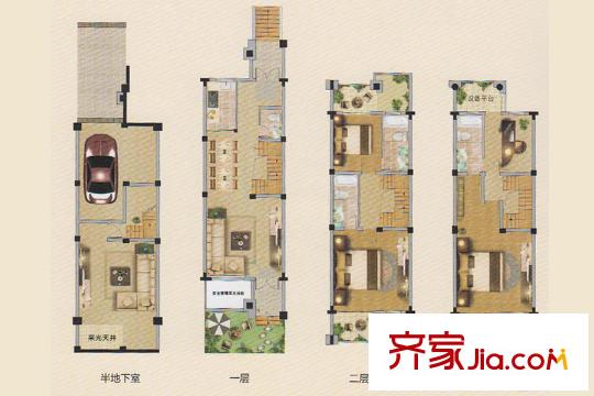 盛世兰亭C户型 4室2厅4卫1厨