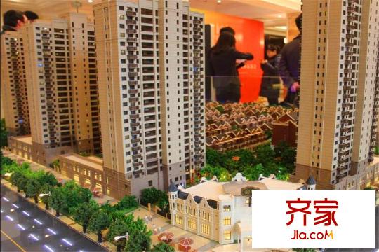 中建・城中墅沙盘图实景(2015.12)