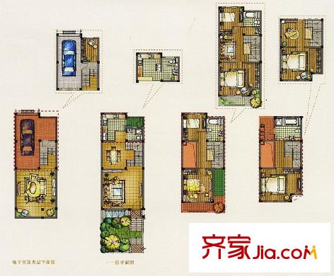 嘉利华府庄园A2N户型 4室3厅3卫
