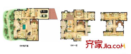 南丰御园C01户型 5室6厅7卫