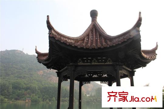 盛世兰亭距离项目约5公里的桃源景区的穷林亭