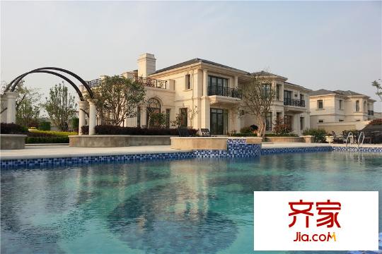 太湖锦绣园游泳池实景