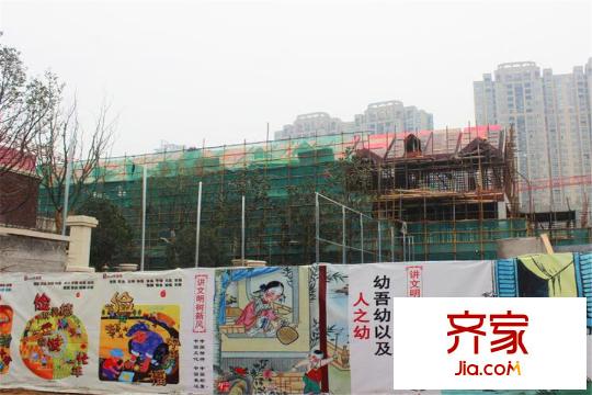 中建・城中墅联排别墅工程进度实景(2015.12)