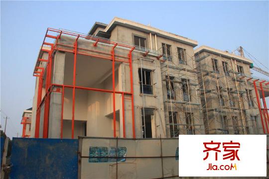 吉宝・澜岸铭邸别墅工程进度实景(2015.12)