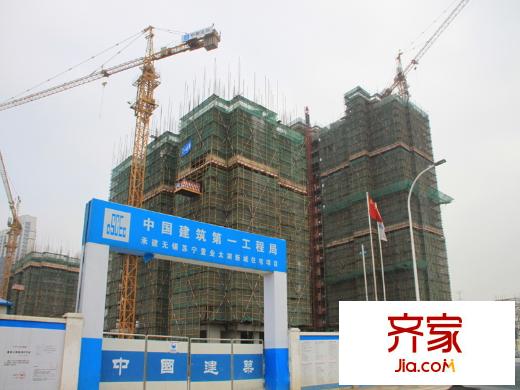 苏宁悦城1#、3#楼实景图(2013.2.28)