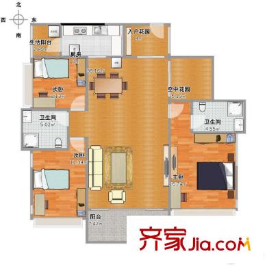  圣河西e號 戶型圖
