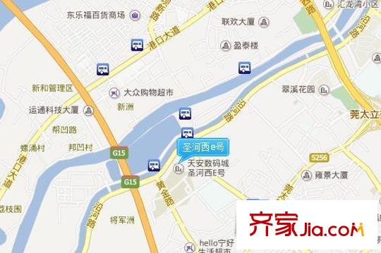 圣河西e號交通圖 