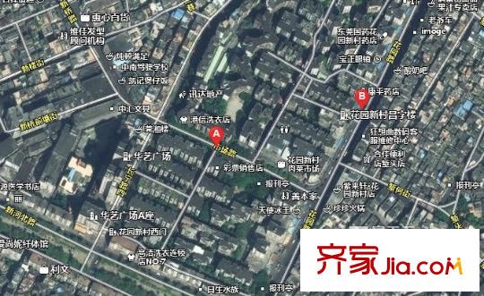 花園新村交通圖 